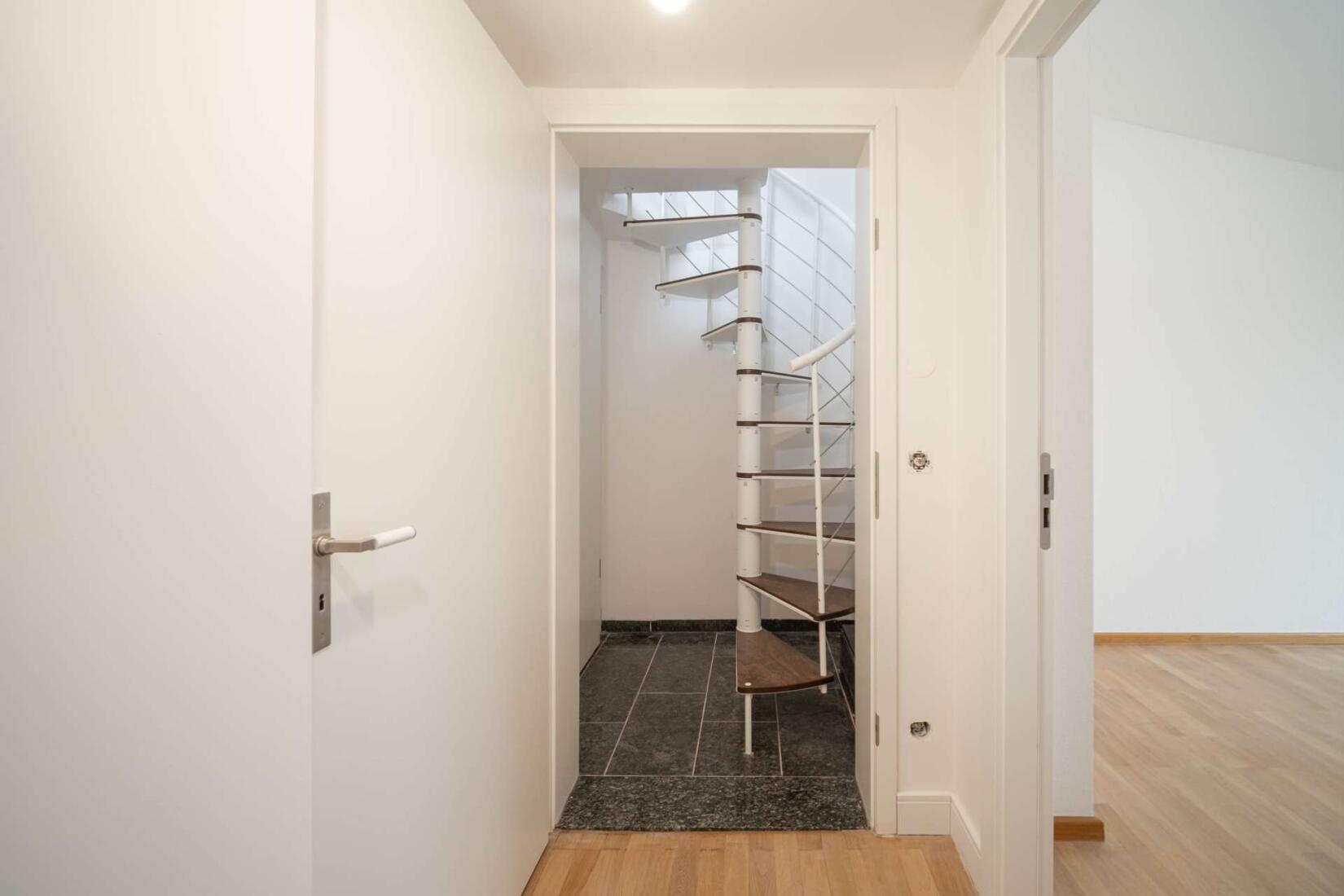 Treppe hoch