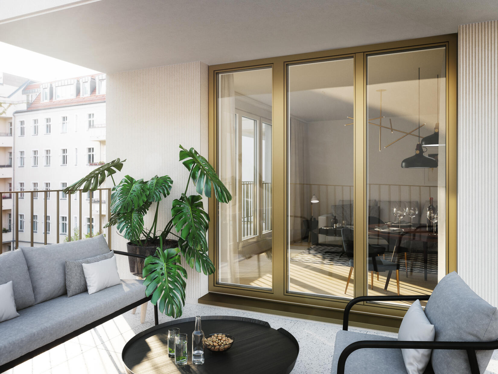 3-Zimmer-Wohnung mit 2 Terrassen und Balkon | Titelbild