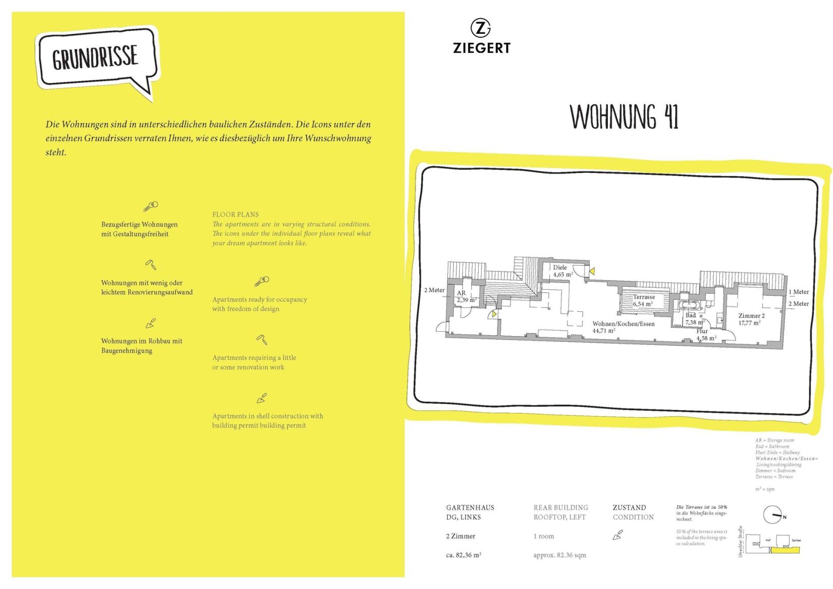 Unit: 41 | Utrechter Straße 31 | An attractive property from ZIEGERT Immobilien, your premium real estate agent in Berlin, Leipzig and the surrounding area.