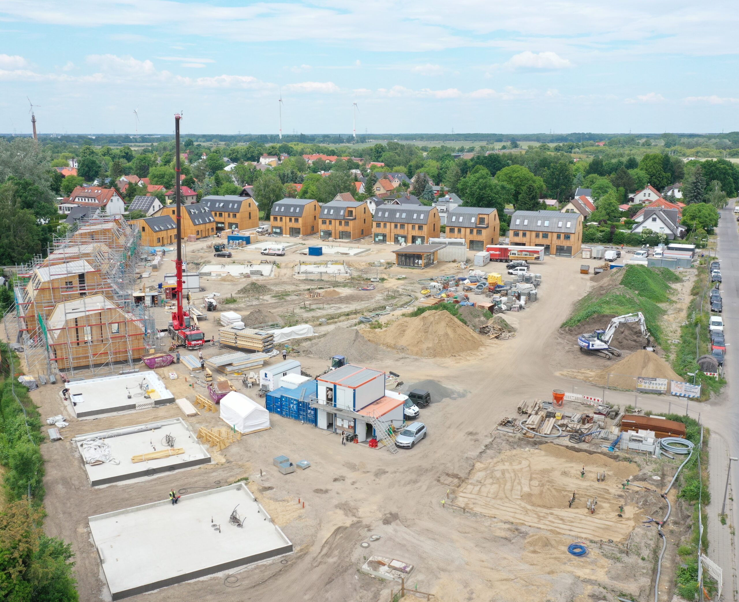 ZIEGERT Immobilien - Construction status of sustainable KOKONI One project in June 2023