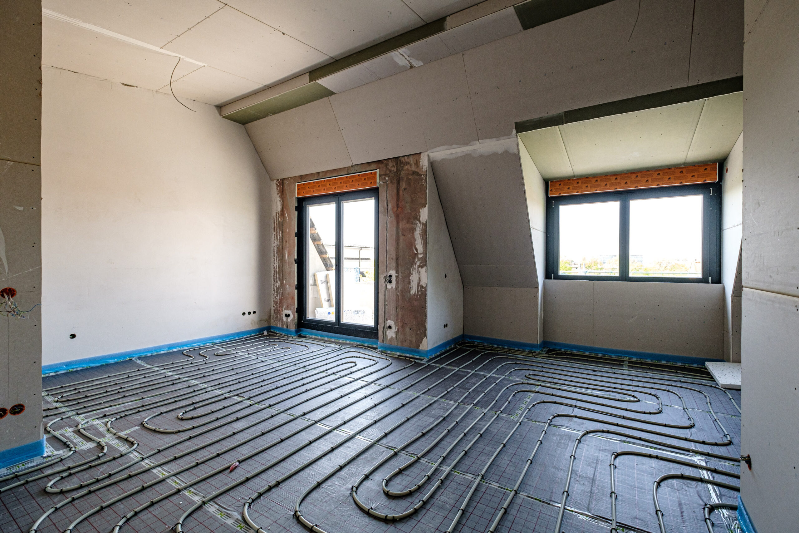 Project siebenundneun | Installation of underfloor heating | As of 30.05.2023