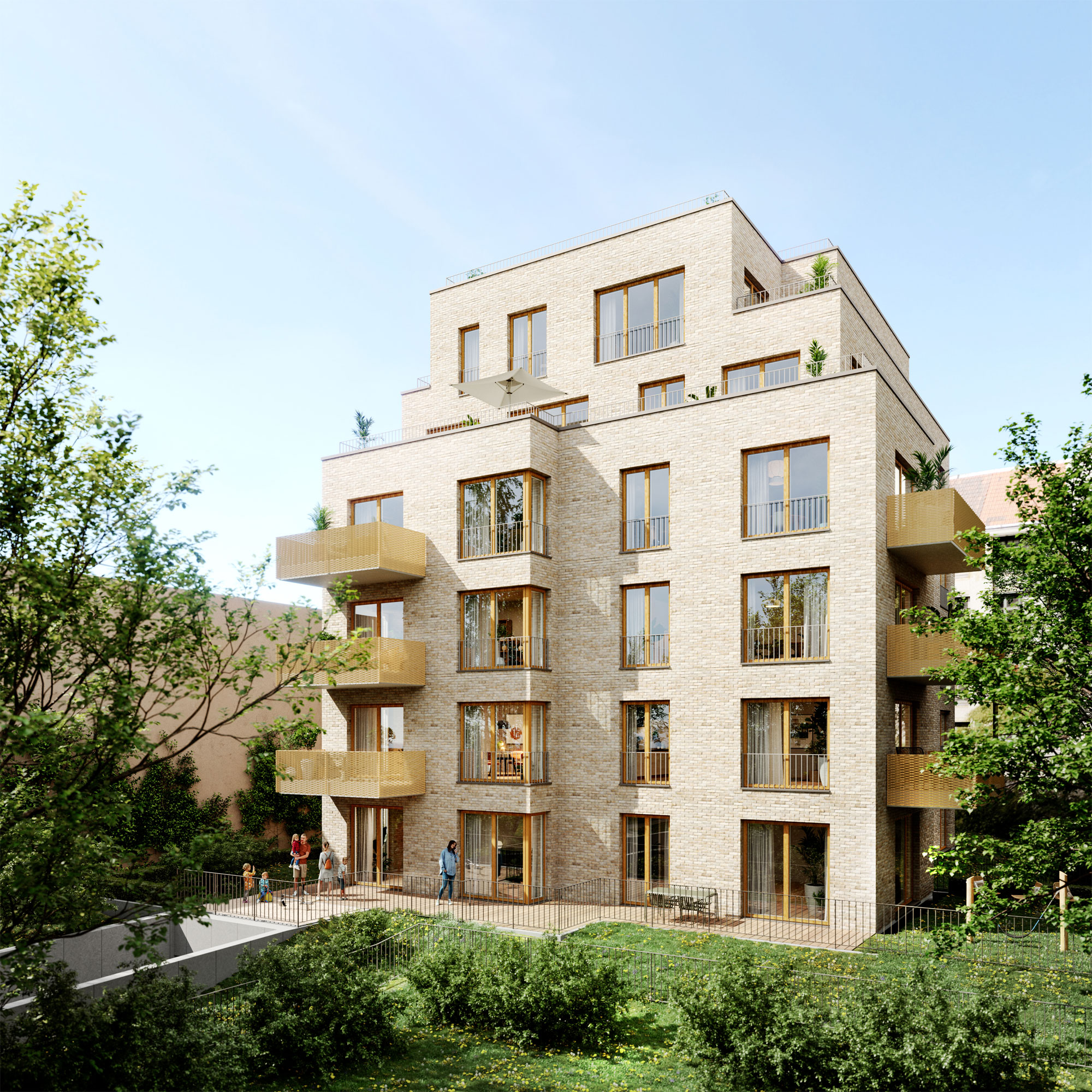 ZIEGERT Immobilien - Visualisation of the completed project at Reichenberger Strasse 142