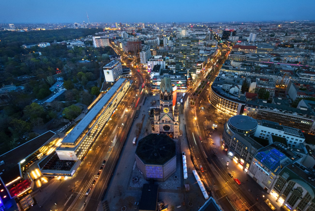 City West by night